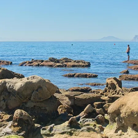 Blue Ark, Vue Avec Piscine, Ideale En Famille Face A Gibraltar * Manilva